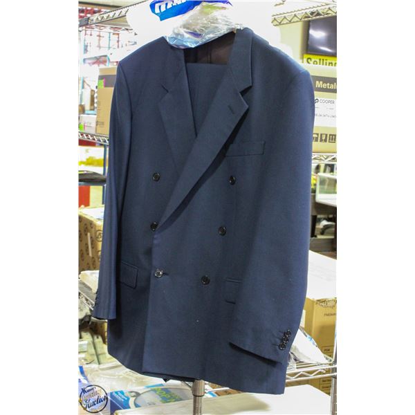 MENS FRISLID BLUE SUIT LARGE JACKET 34W PANTS