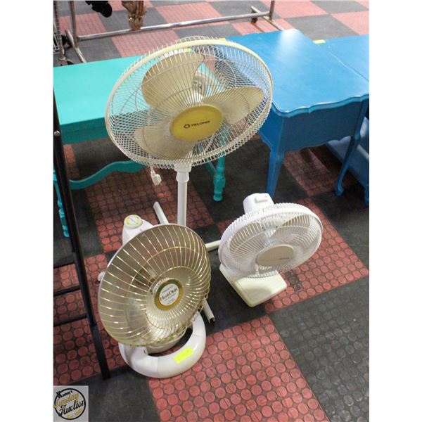 PRESTO HEAT DISH & 2 FANS (ALL NEED A CLEAN)