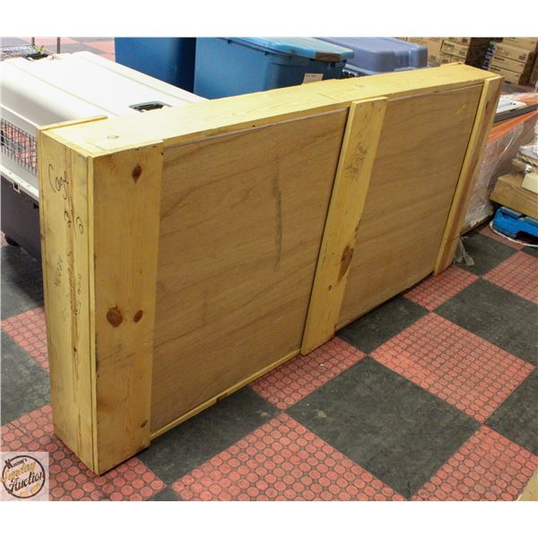 FRAMED WINDOW WITH RING 72" X 28"