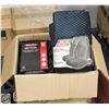 Image 1 : CASE WITH TWO 2 PC SETS LAWSON SEAT COVERS GREY