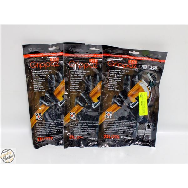3PKSX10 GLOVES BDG GRIPPAZ NITRILE MECHANIC