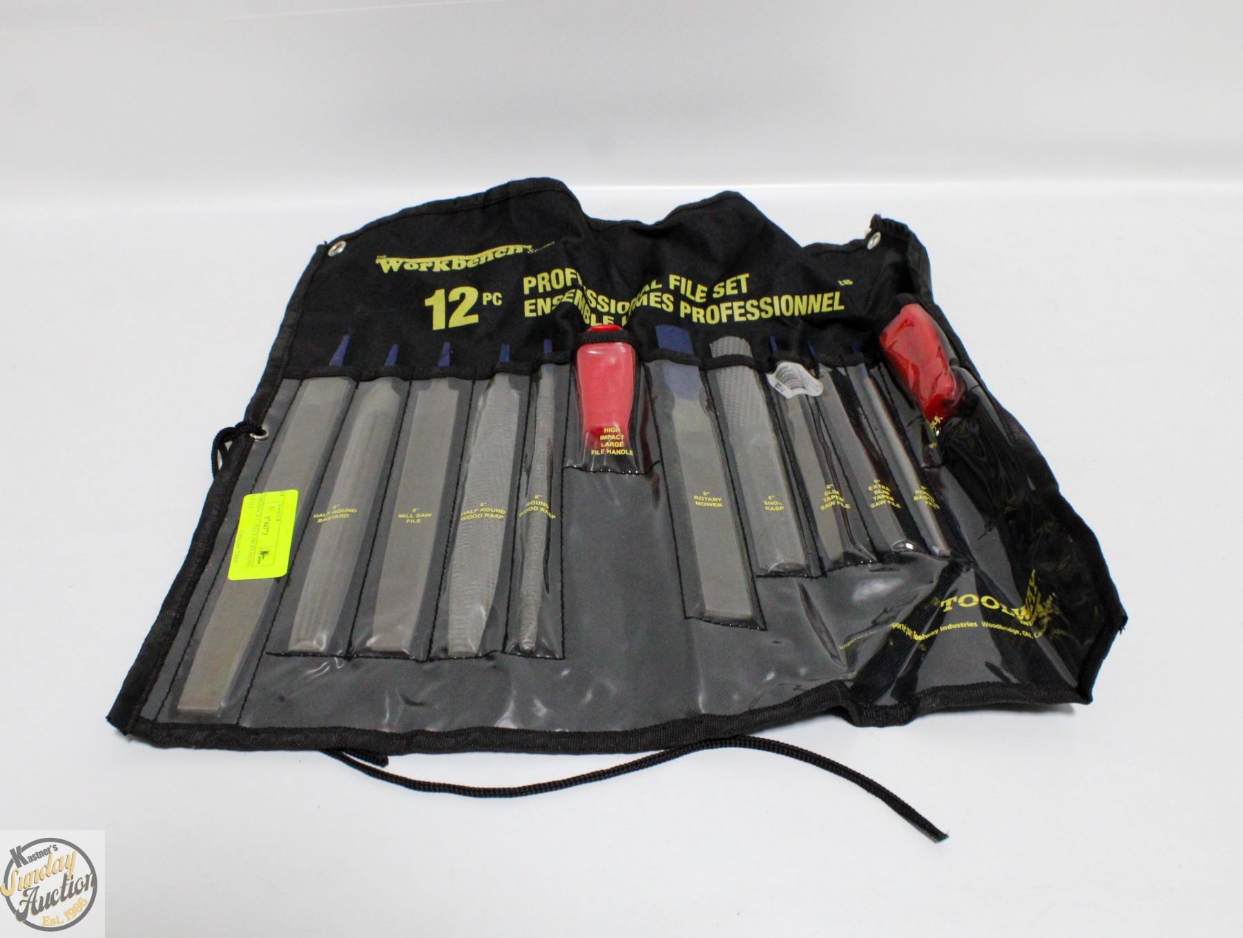 Bench File Set WORKBENCH 12 PIECE PROFESSIONAL FILE SET
