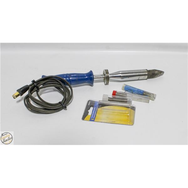 ELECTRIC SOLDERING IRON & SOLDER WIRE SOLDERMASTER