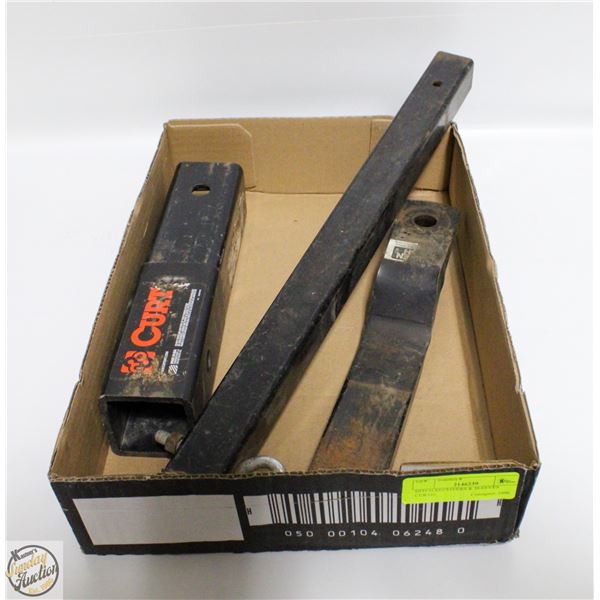 HITCH RECEIVERS & SLEEVES CURTIS