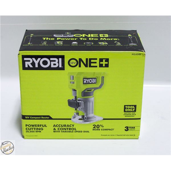 NEW RYOBI 18 VOLT CORDLESS ROUTER