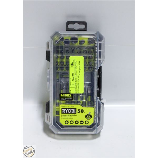 NEW RYOBI 50PC IMPACT DRIVING SET MODEL A965001