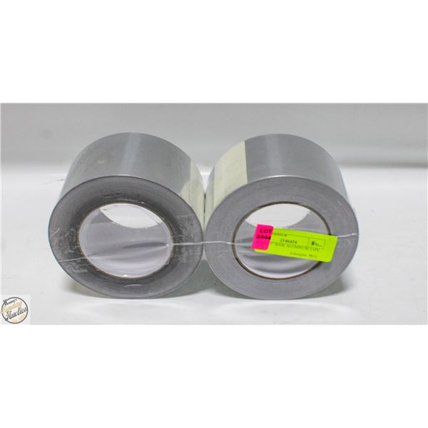 2 ROLLS 3” WIDE ALUMINUM TAPE