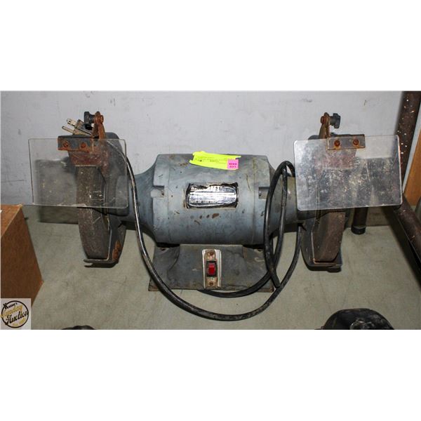 SHOPCRAFT 8" HEAVY DUTY BENCH GRINDER