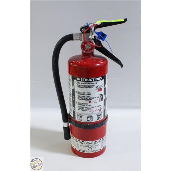 FULLY CHARGED 5LB FIRE EXTINGUISHER