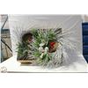 Image 1 : TWO MATCHING 24” CHRISTMAS WREATHS
