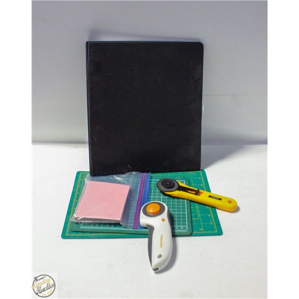 OLFA ROTARY CUTTER, FISKARS ROTARY