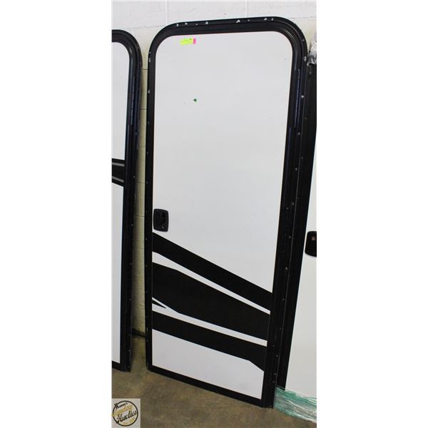 TRAILER/RV ENTRANCE DOOR 27.5" X 72" NO LOCKS/KEYS