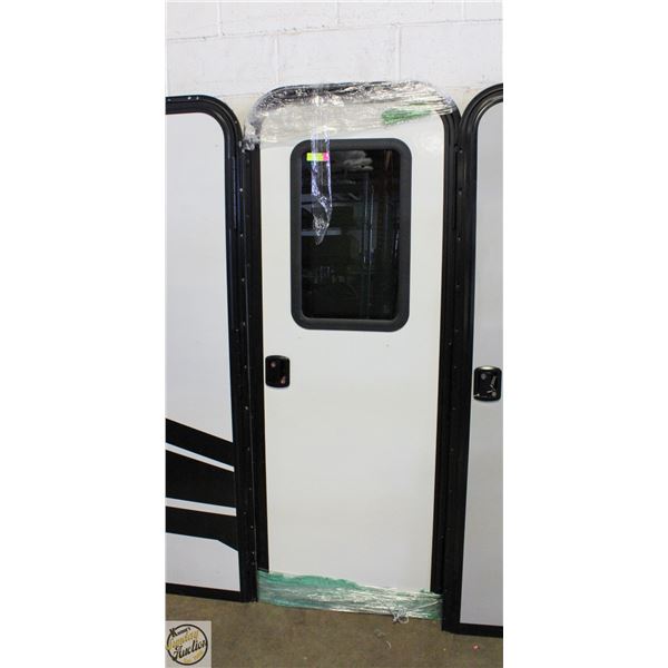 TRAILER/RV ENTRANCE DOOR 26" X 72" NO LOCKS/KEYS