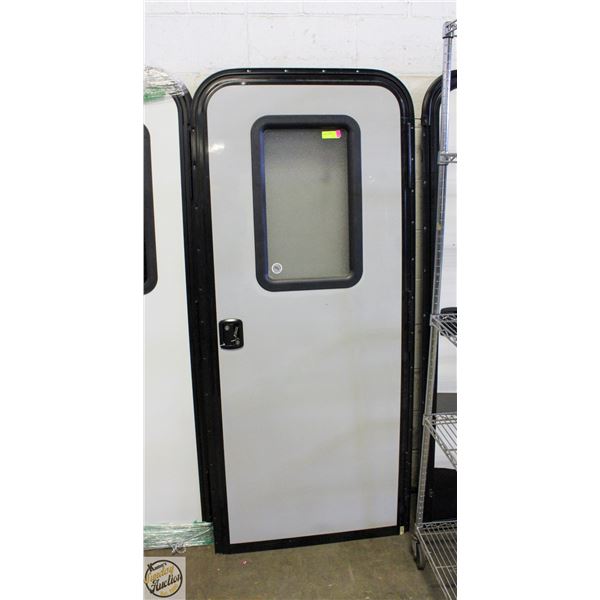 TRAILER/RV ENTRANCE DOOR 29.5" X 72" W/LOCK+KEYS