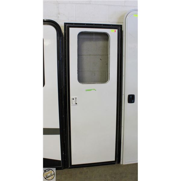 TRAILER/RV ENTRANCE DOOR 25.5" X 70" SQUARE TOP