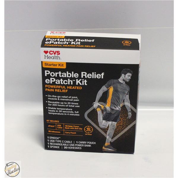 CVS HEALTH STARTER KIT PORTABLE RELIEF EPATCH KIT