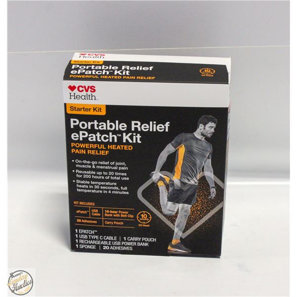 CVS HEALTH STARTER KIT PORTABLE RELIEF EPATCH KIT
