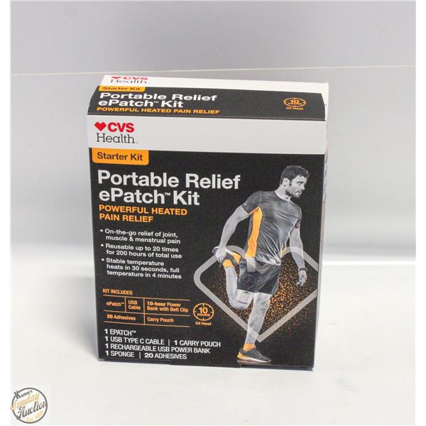 CVS HEALTH STARTER KIT PORTABLE RELIEF EPATCH KIT