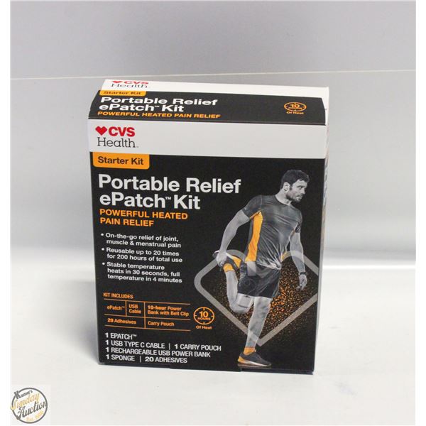 CVS HEALTH STARTER KIT PORTABLE RELIEF EPATCH KIT
