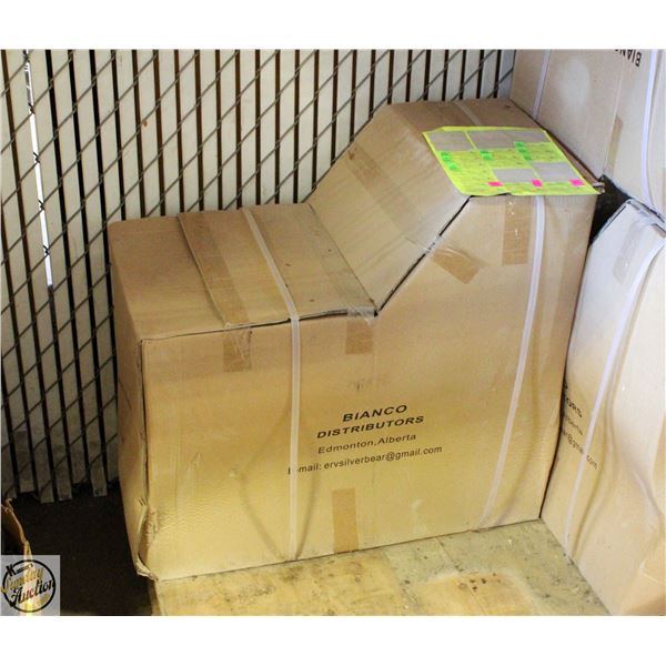 NEW BIANCO DUAL FLUSH WHITE PORCELAIN TOILET