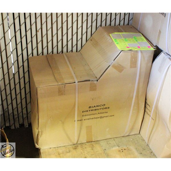 NEW BIANCO DUAL FLUSH WHITE PORCELAIN TOILET