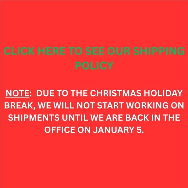SHIPPING INFORMATION