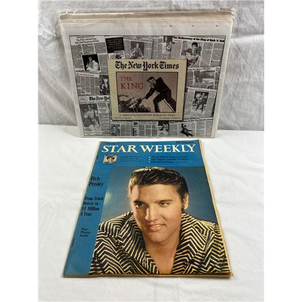 Elvis Newspaper Prints