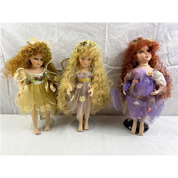 Collectors Fairy Themed Dolls
