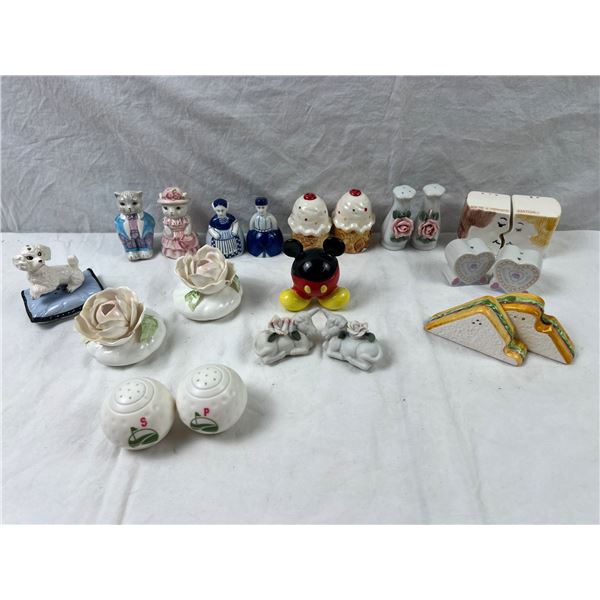 Collection of Salt & Pepper Shakers