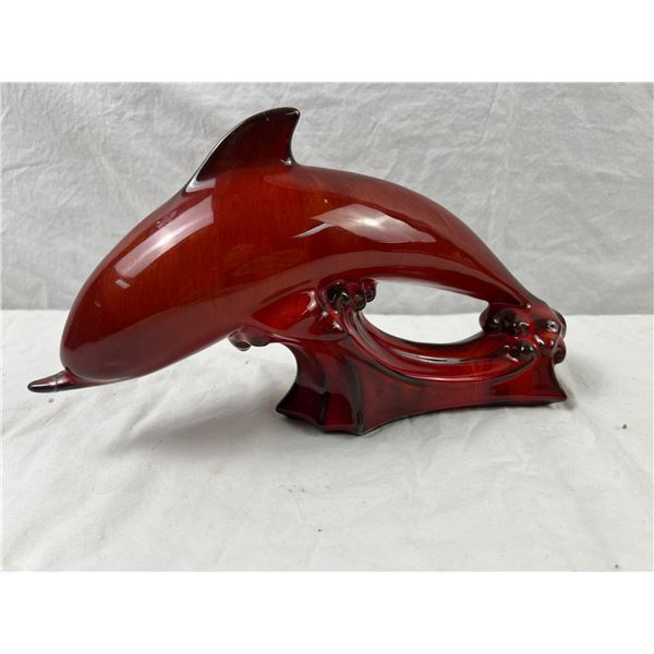 Vibrant Ceramic Dolphin