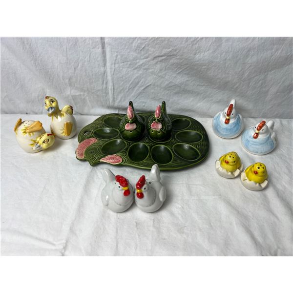 Chicken Themes Salt & Pepper Shakers