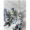 Image 2 : Blue & White Ceramic Figurines