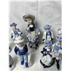 Image 3 : Blue & White Ceramic Figurines