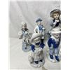 Image 4 : Blue & White Ceramic Figurines