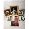 Image 1 : Framed Elvis & Impersonator Portraits