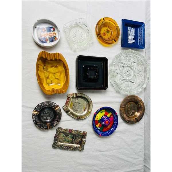 Variety of Ashtrays