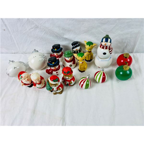 Christmas Themed Salt & Pepper Shakers
