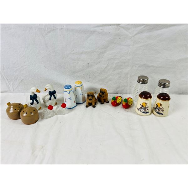 Collection of Salt & Pepper Shakers