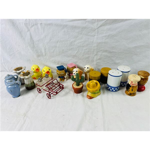 Collection of Salt & Pepper Shakers
