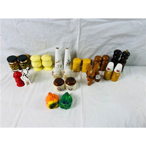 Collection of Salt & Pepper Shakers