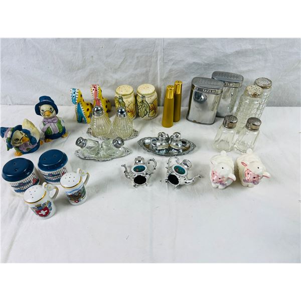 Collection of Salt & Pepper Shakers