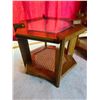 Image 2 : Glass-Top Side Tables