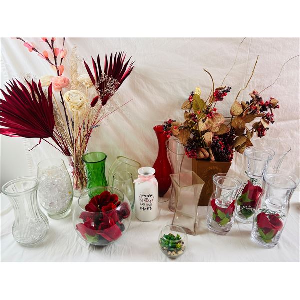 Faux Florals & Decorative Vases