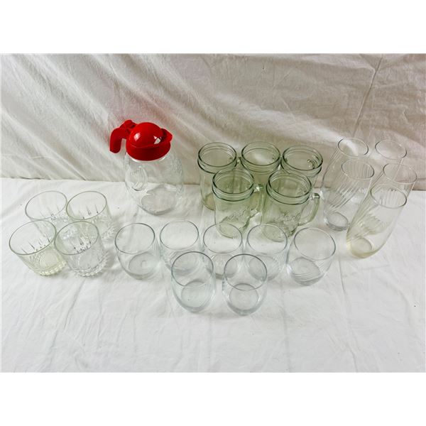Assortment of Glassware