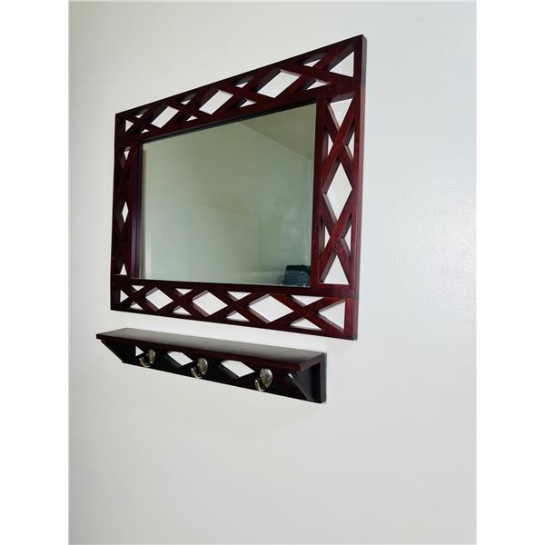 Wall Mirror & Shelf Set
