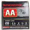 Image 1 : 28 GAUGE Winchester 8 Shot Target Load - 25 Shells - NIB