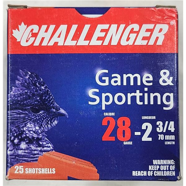 28 GAUGE Challenger No.9 Skeet Load - 25 Shells NIB