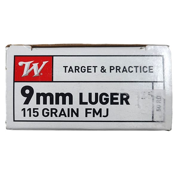 9mm LUGER - Winchester 115 Gr. - 20 Rds NIB
