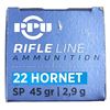 Image 1 : 22 Hornet 45 Grain PPU - 50 Rds NIB