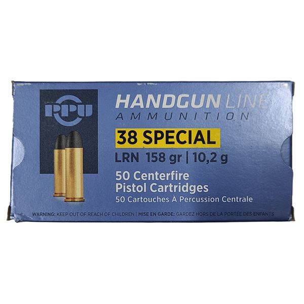 38 Special 158 Gr PPU - 50 Rds NIB